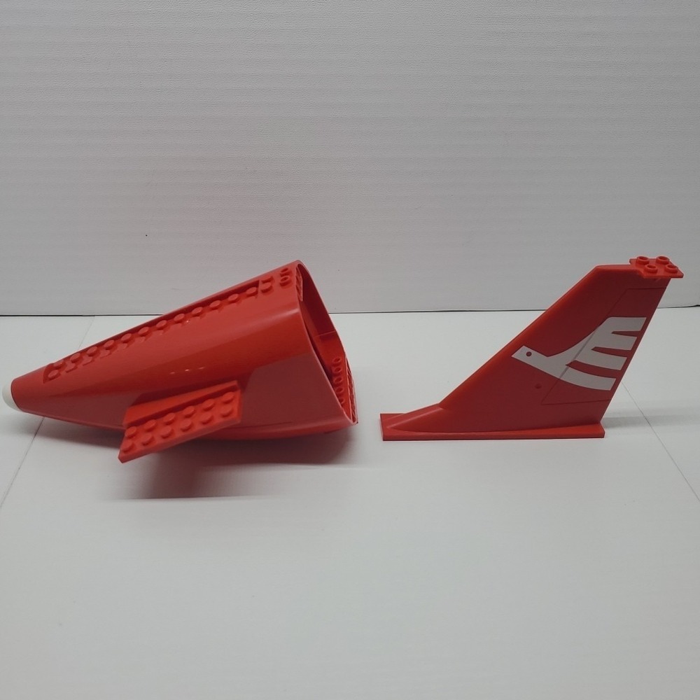 Lego City Red Airplane Parts